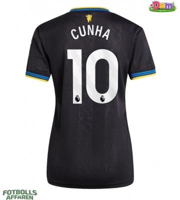 Manchester United Matheus Cunha #10 Tredje Tröja Kvinnor 2025-26 Kortärmad